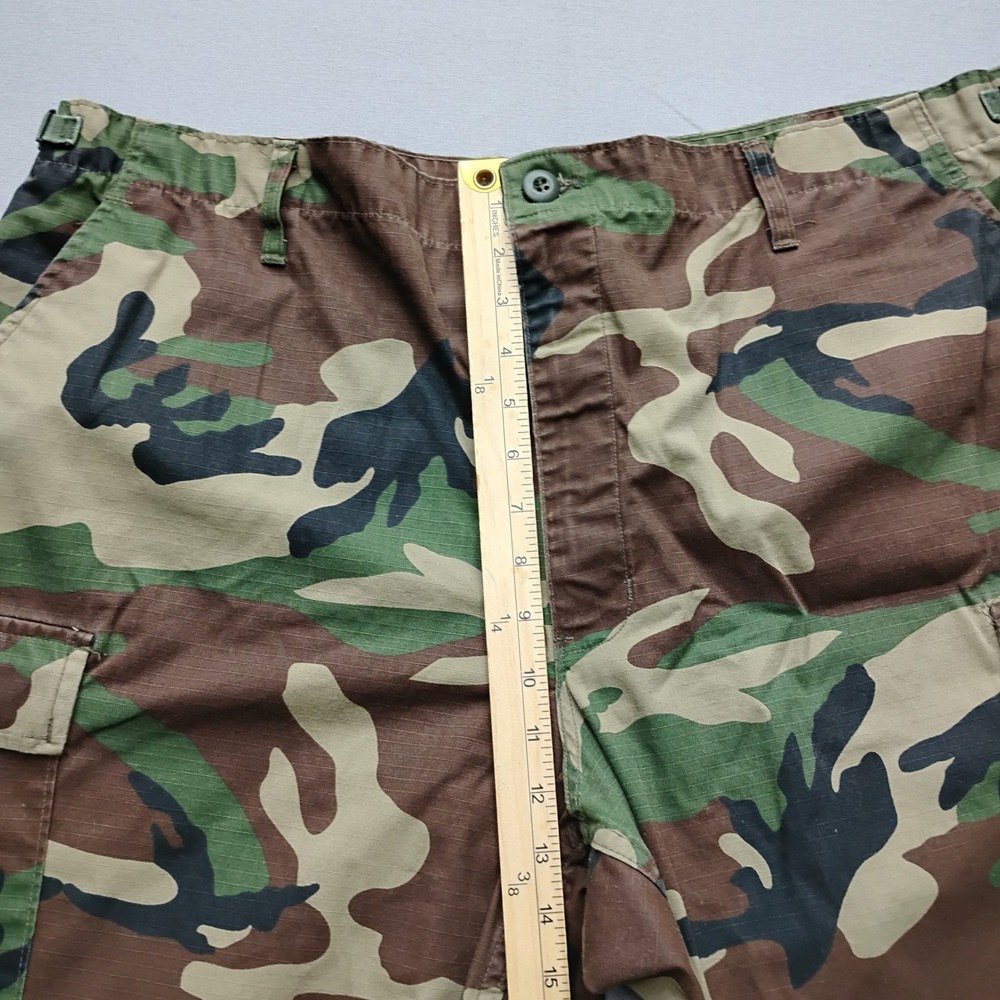 Genuine Gear Woodland Camo Cargo Pants Mens XL Regular 40x31 Ripstop Tactical - Picture 6 of 9